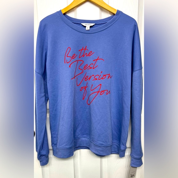 Nine West women’s sweatshirt size XL NWT - Picture 2 of 8